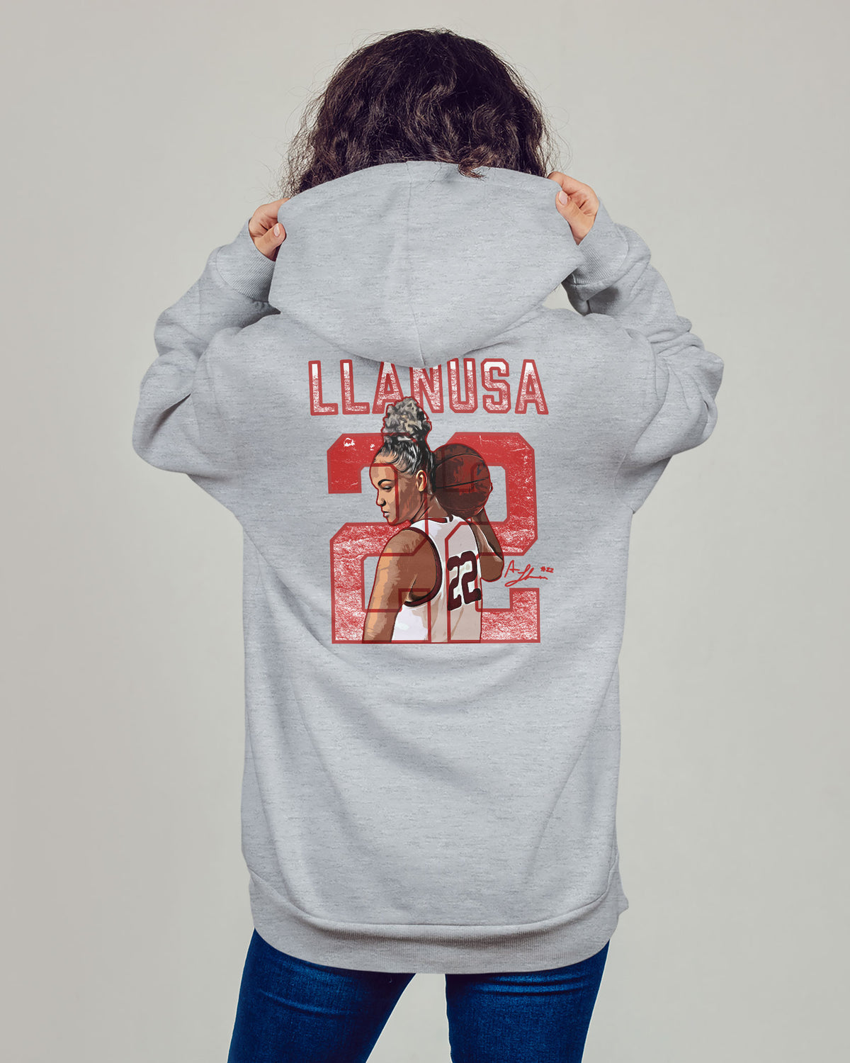 Ana Llanusa Sponge Fleece Zip Up Hoodie 003