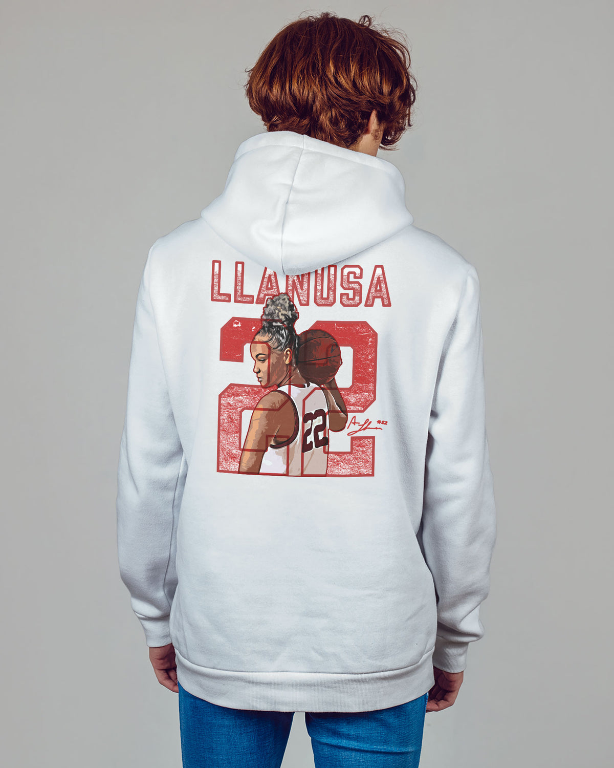 Ana Llanusa Sponge Fleece Zip Up Hoodie 003