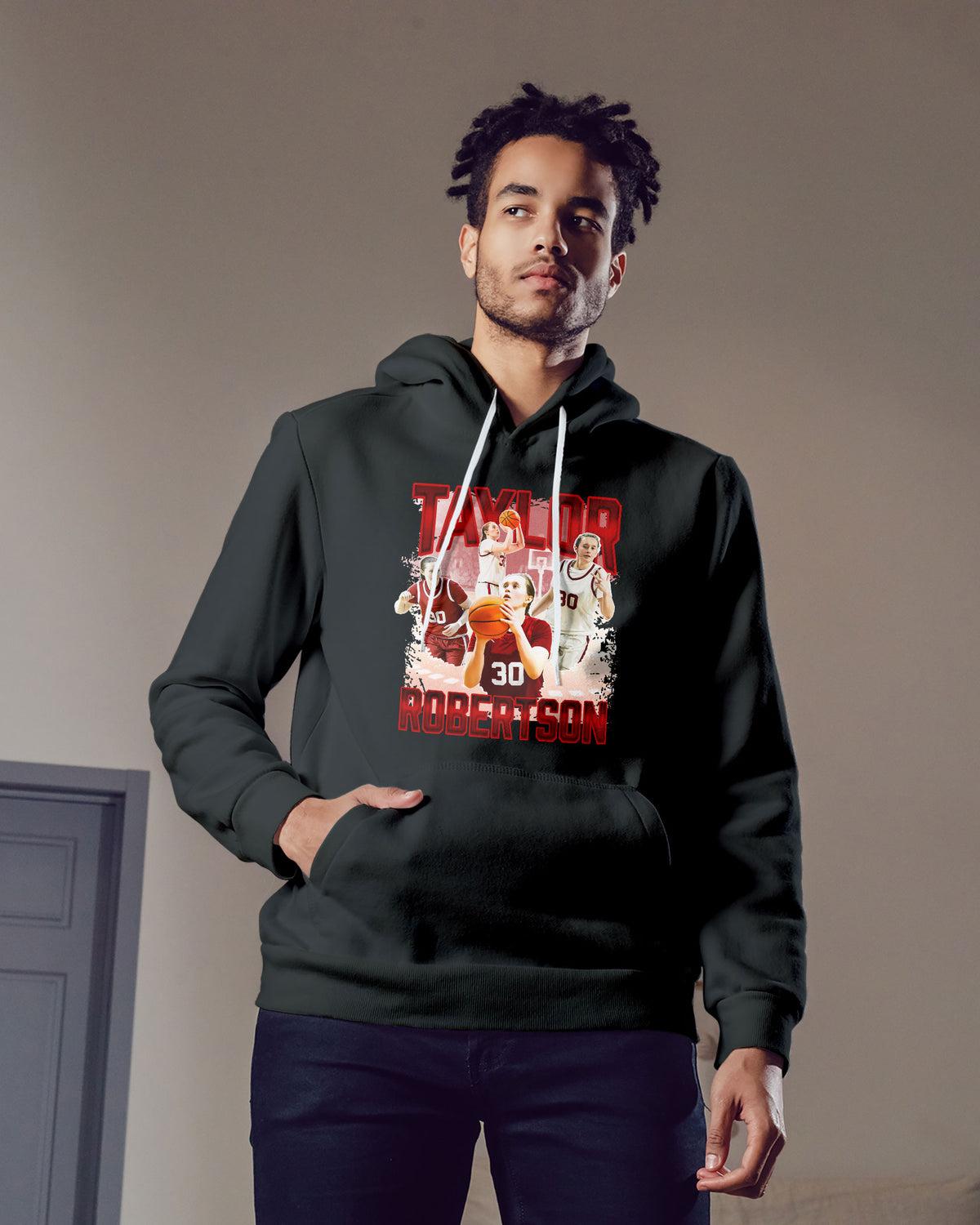 Taylor Robertson Sponge Fleece Pullover Hoodie 001