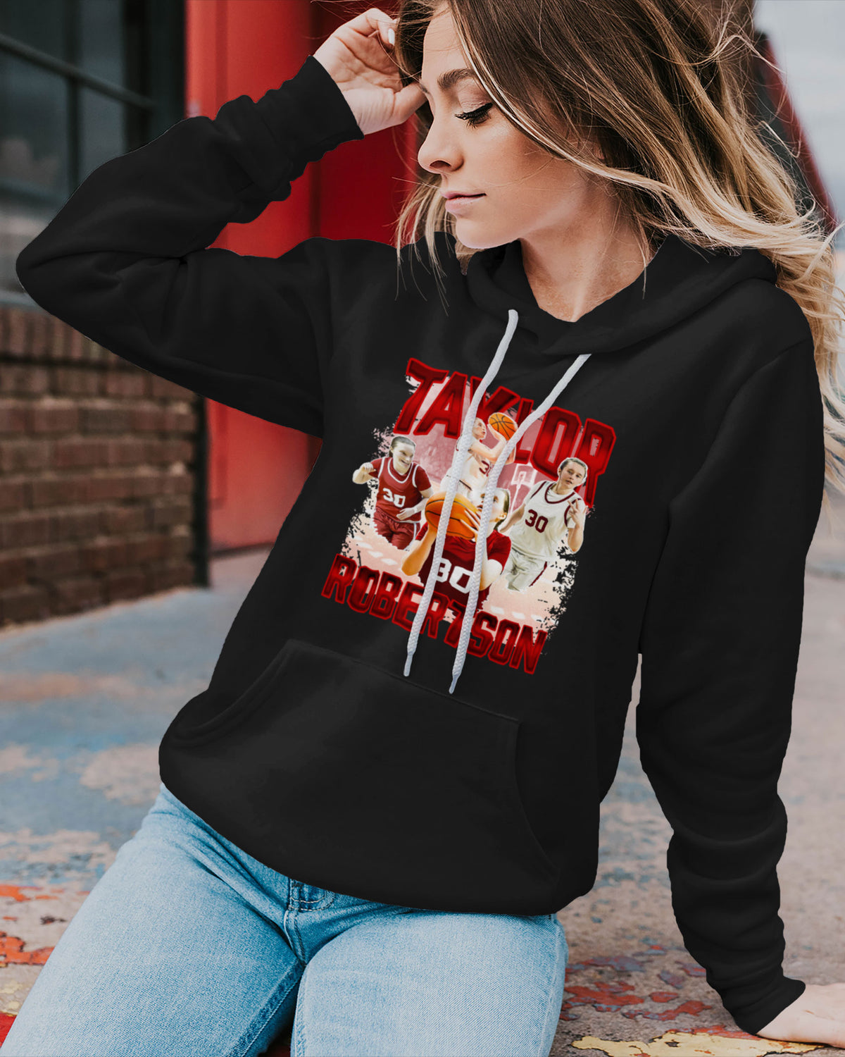 Taylor Robertson Sponge Fleece Pullover Hoodie 001