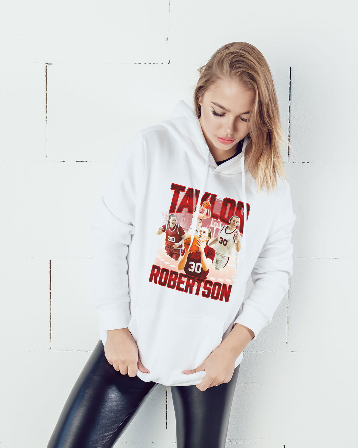 Taylor Robertson Sponge Fleece Pullover Hoodie 001