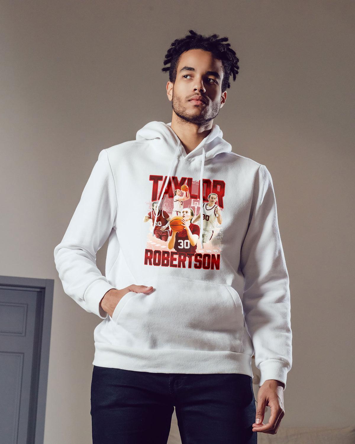 Taylor Robertson Sponge Fleece Pullover Hoodie 001