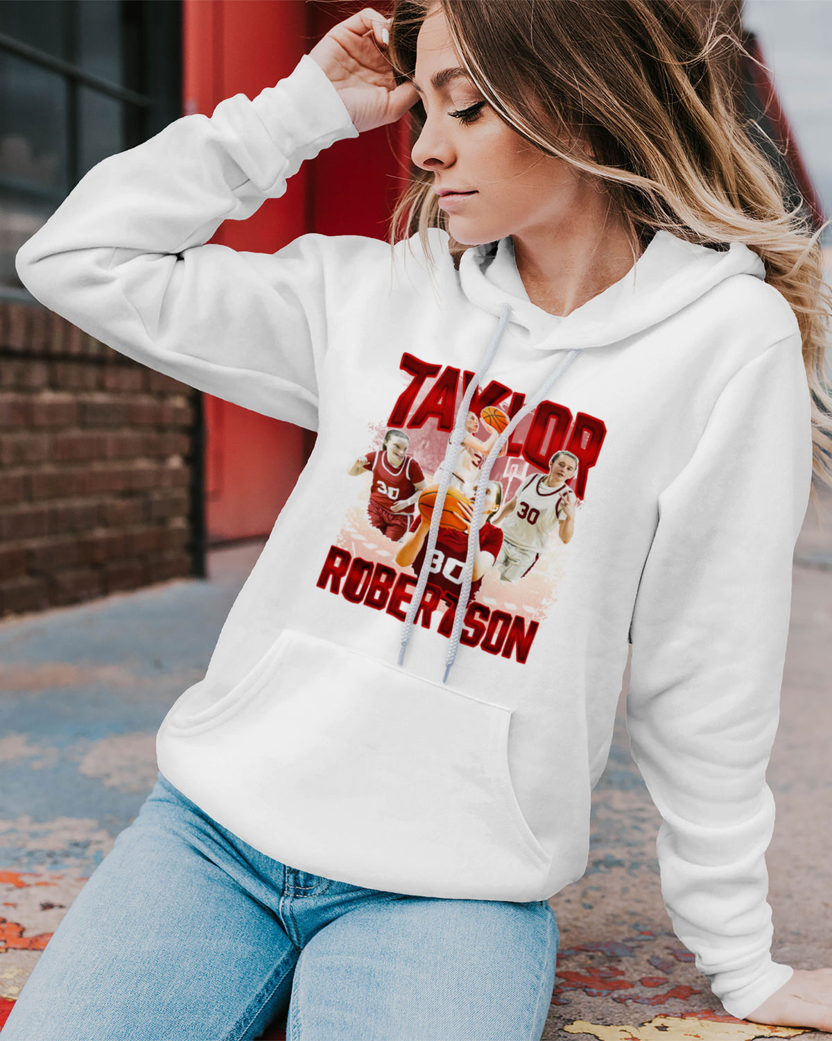 Taylor Robertson Sponge Fleece Pullover Hoodie 001