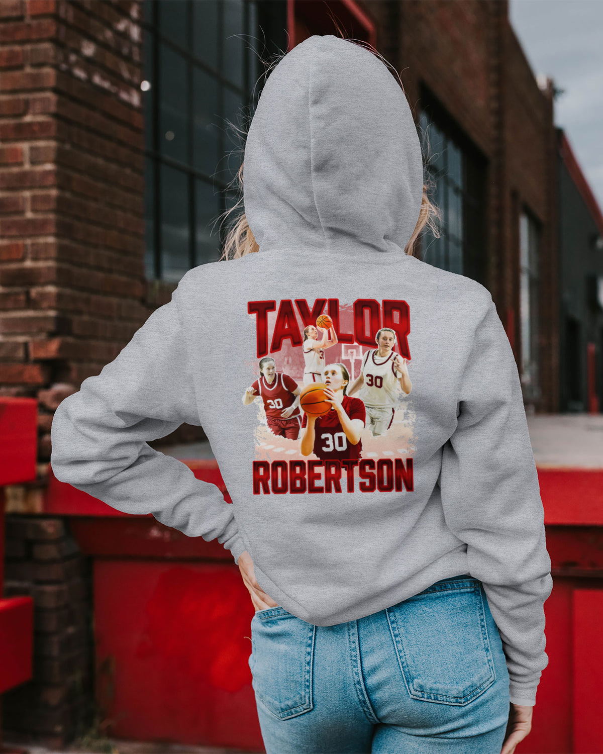 Taylor Robertson Sponge Fleece Zip Up Hoodie 001