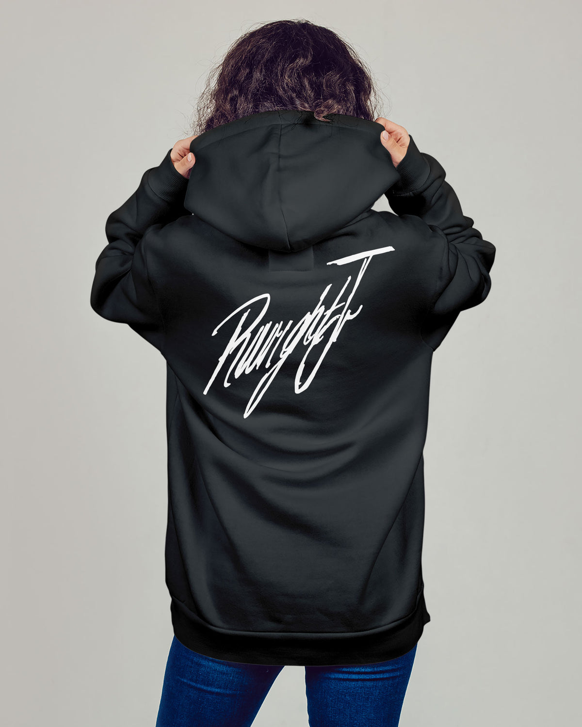 Rodney Wright Sponge Fleece Zip Up Hoodie 001