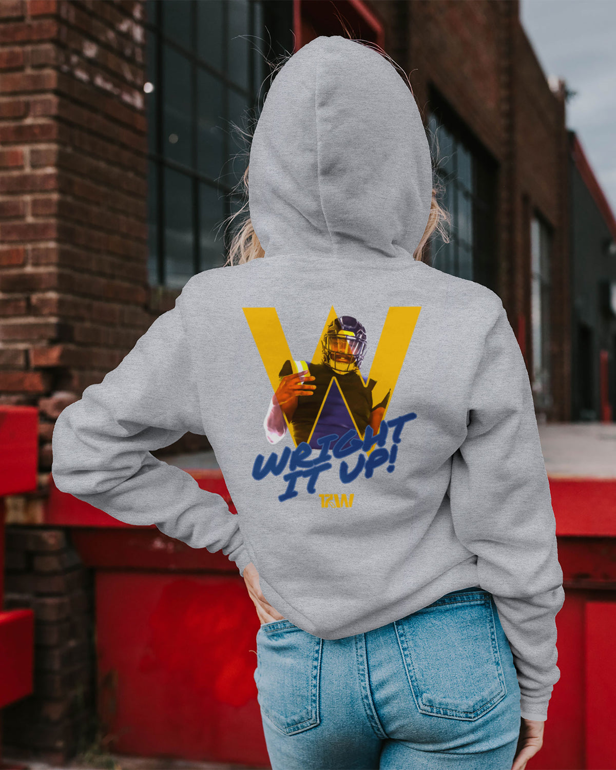 Rodney Wright Sponge Fleece Zip Up Hoodie 003