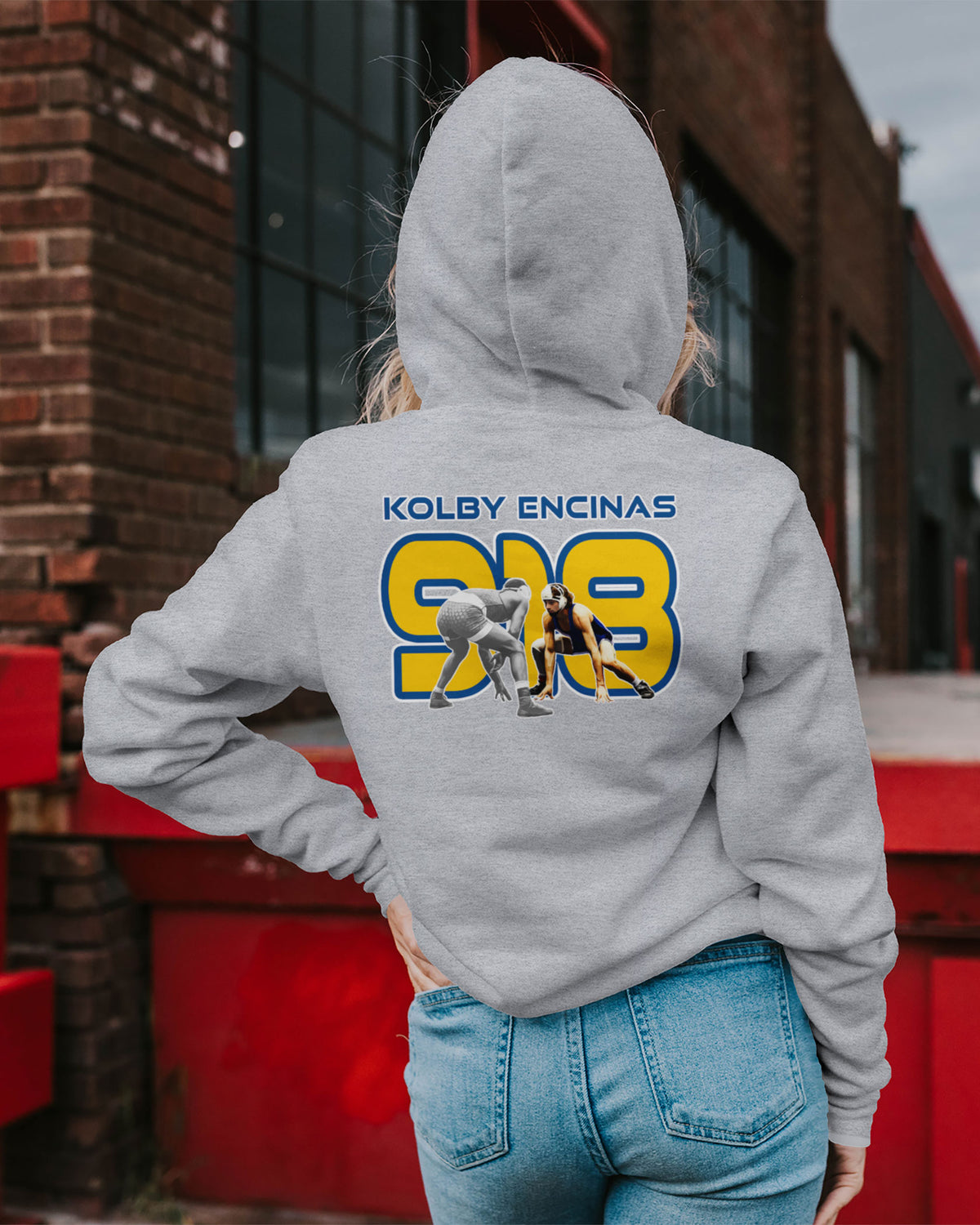 Kolby Encinas Sponge Fleece Pullover Hoodie 001