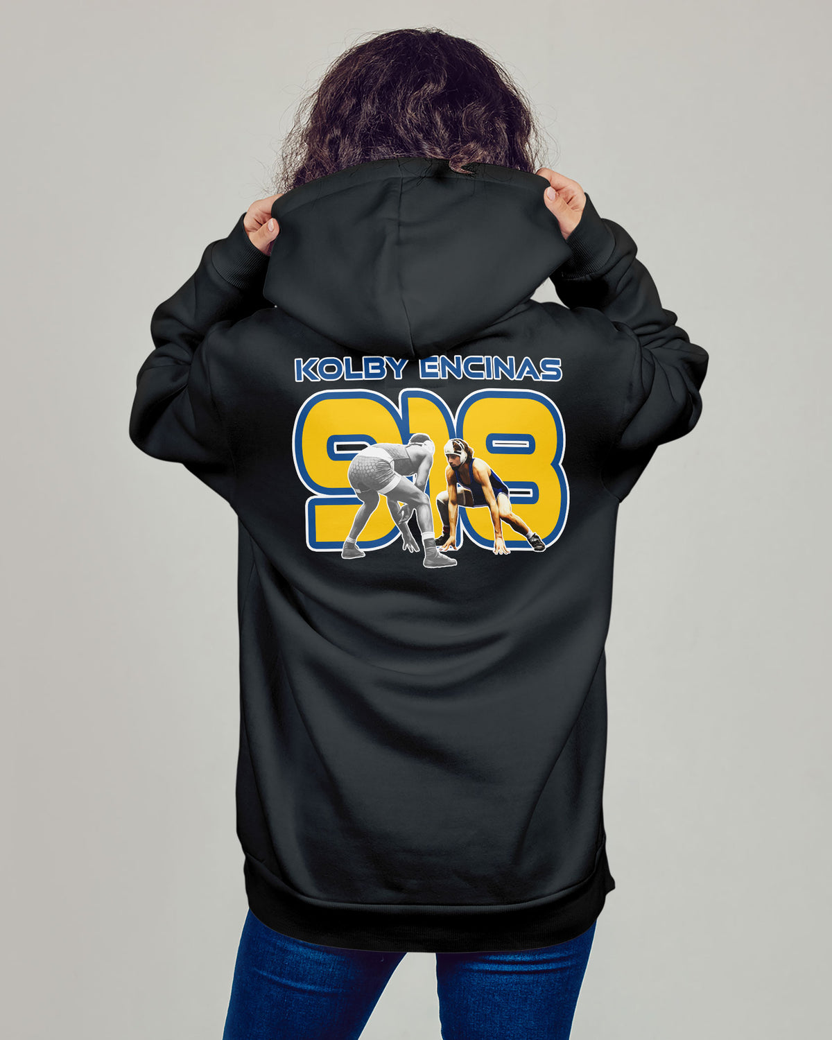 Kolby Encinas Sponge Fleece Zip Up Hoodie 001