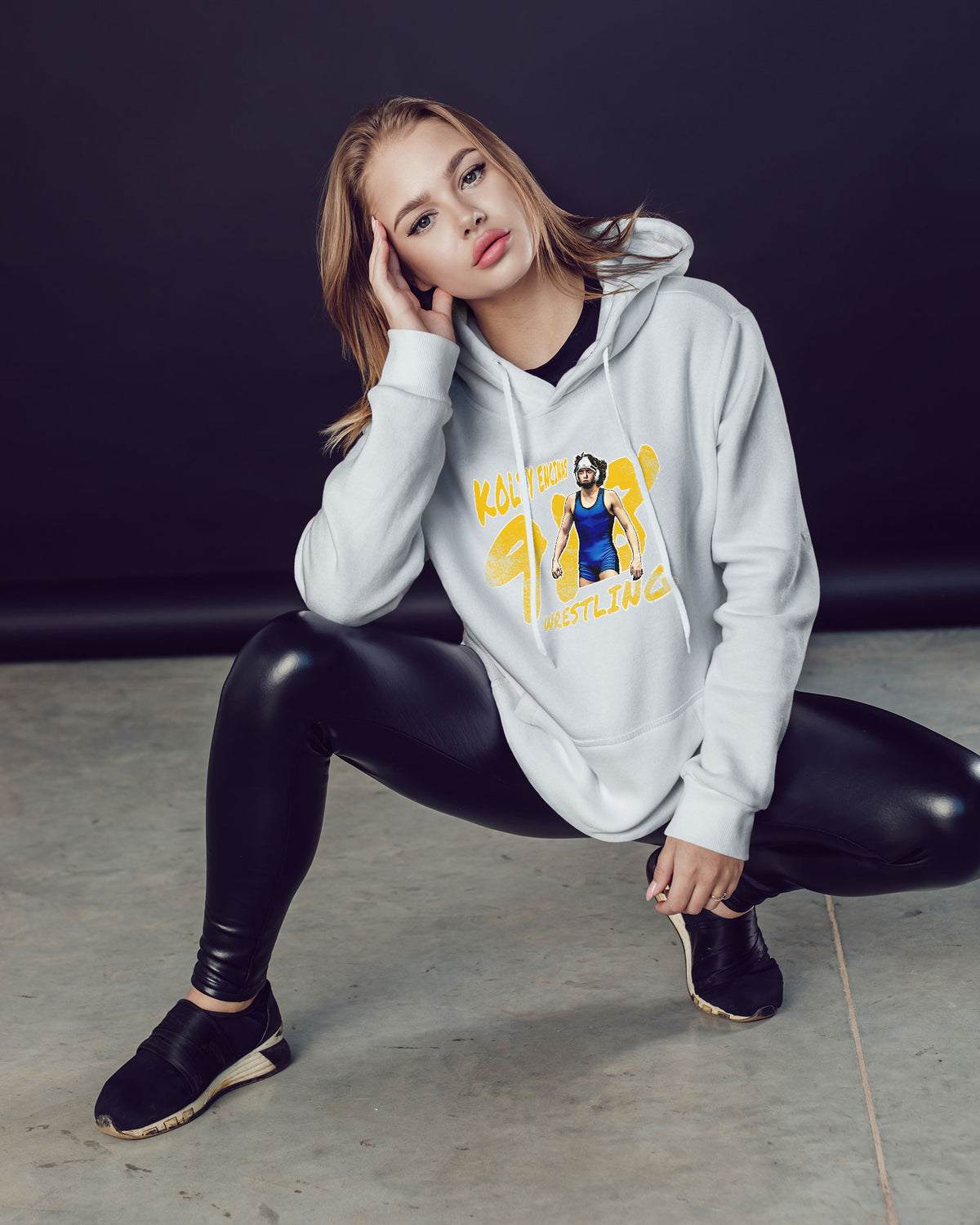 Kolby Encinas Sponge Fleece Pullover Hoodie 003