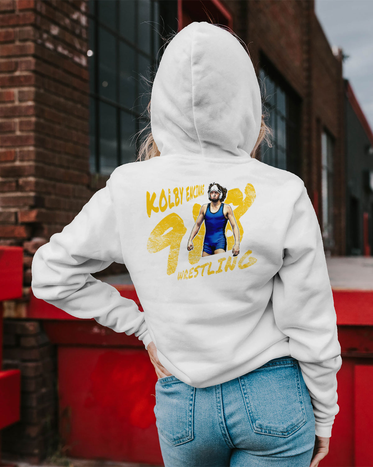 Kolby Encinas Sponge Fleece Zip Up Hoodie 003