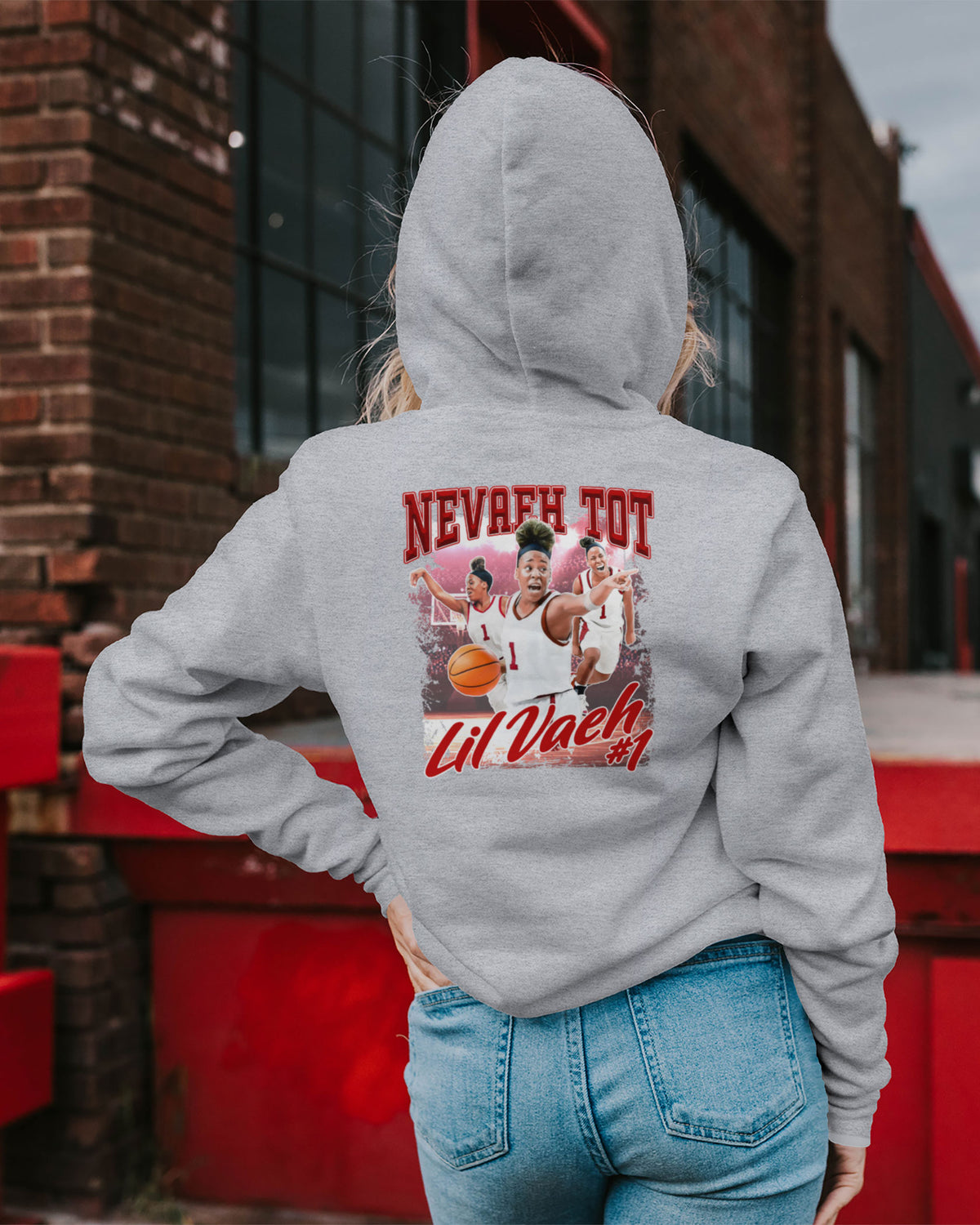 Nevaeh Tot Sponge Fleece Zip Up Hoodie 001