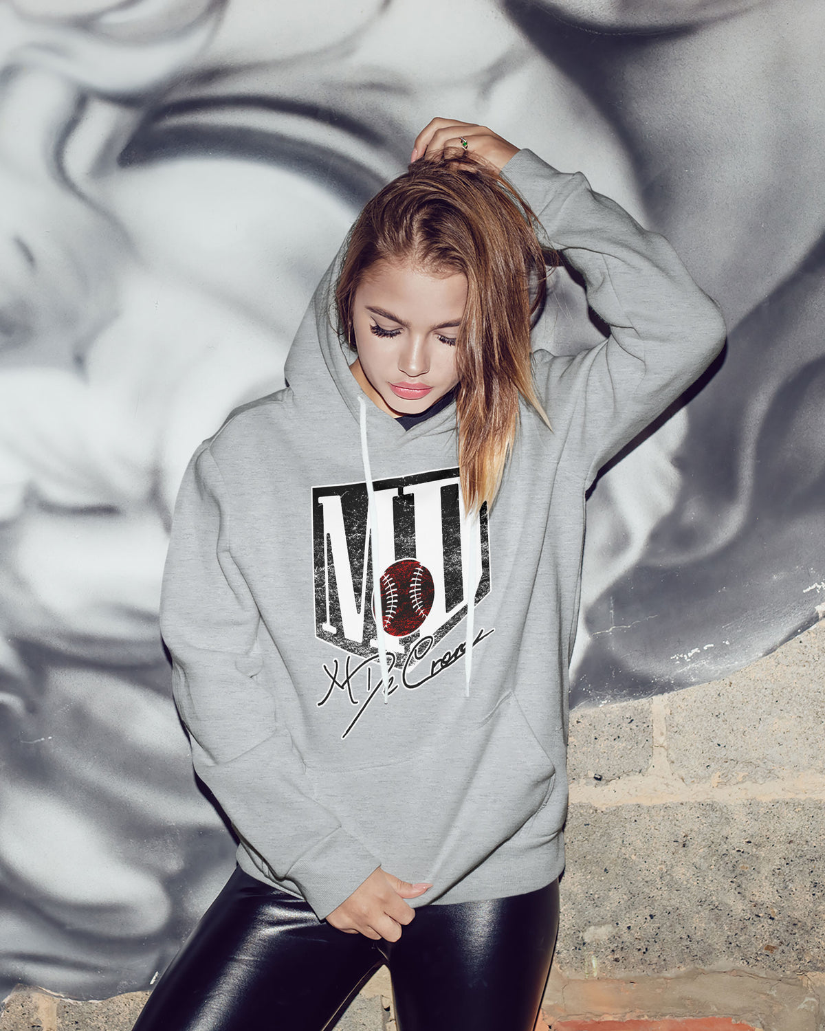 Matthew DeCrona Sponge Fleece Pullover Hoodie 003