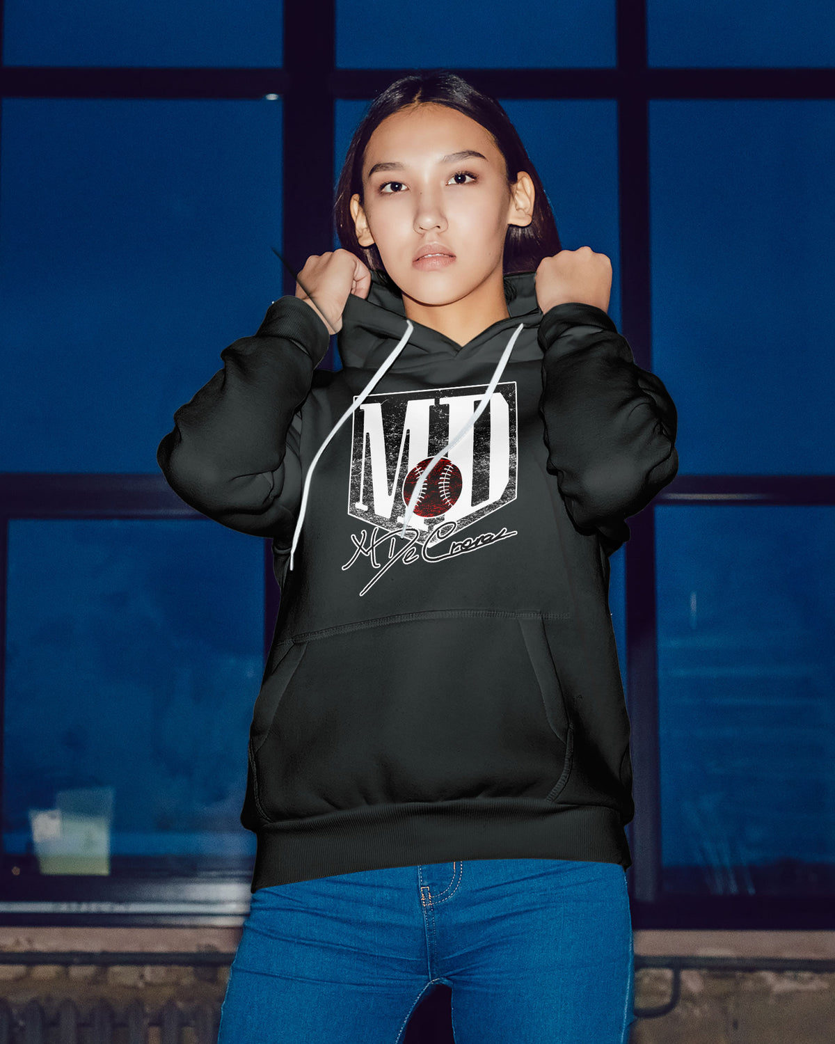 Matthew DeCrona Sponge Fleece Pullover Hoodie 003