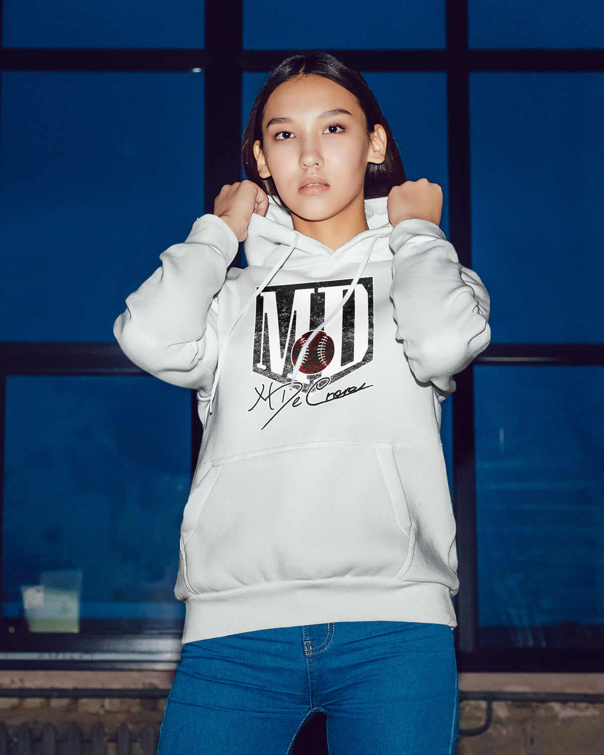 Matthew DeCrona Sponge Fleece Pullover Hoodie 003