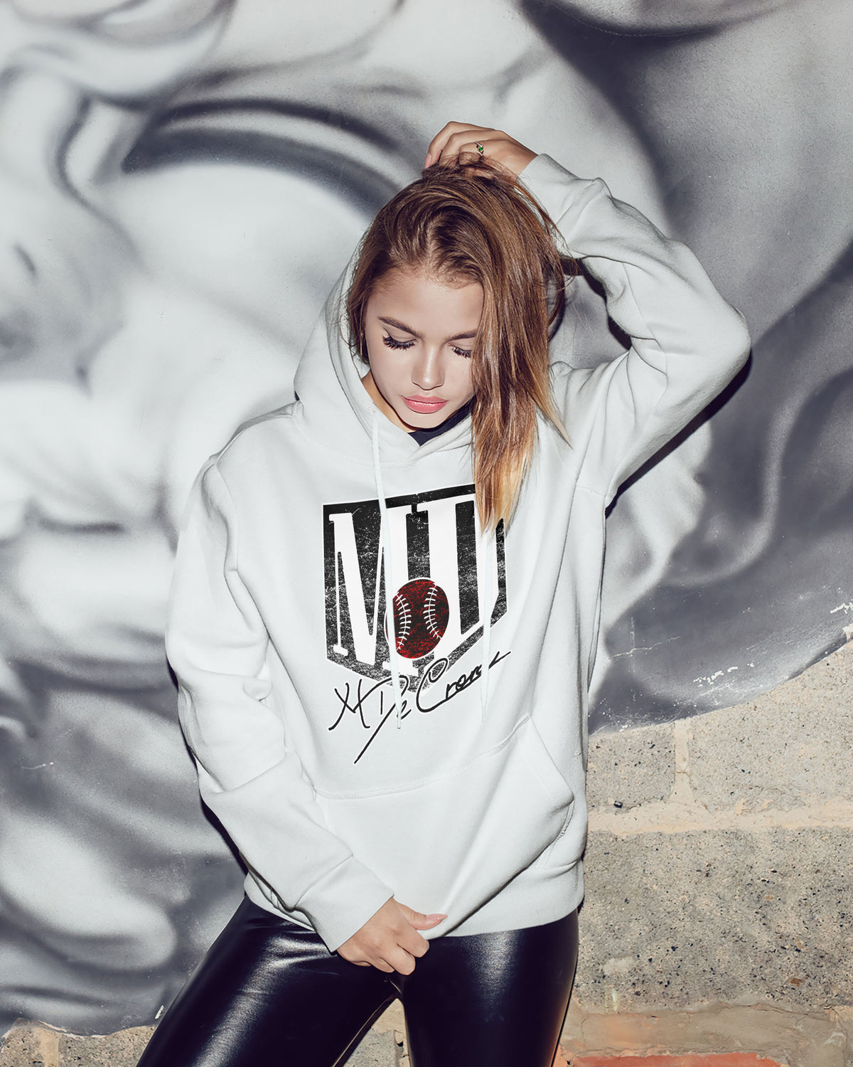 Matthew DeCrona Sponge Fleece Pullover Hoodie 003