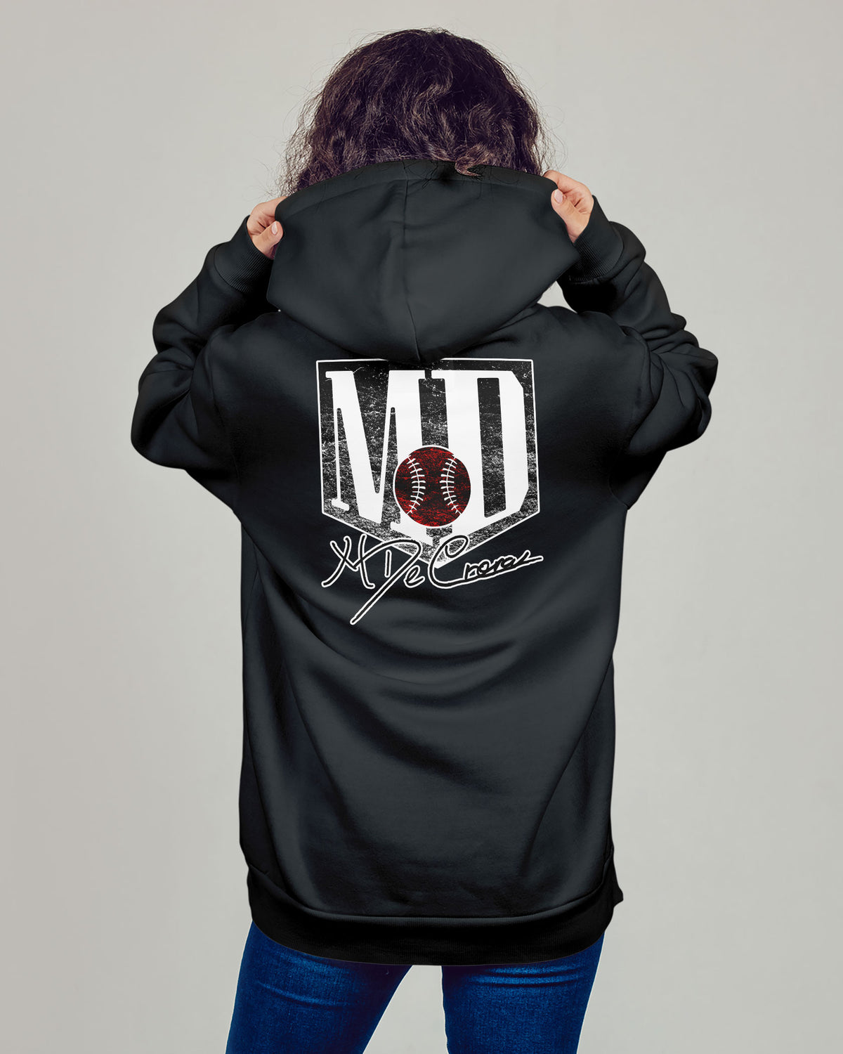 Matthew DeCrona Sponge Fleece Zip Up Hoodie 003