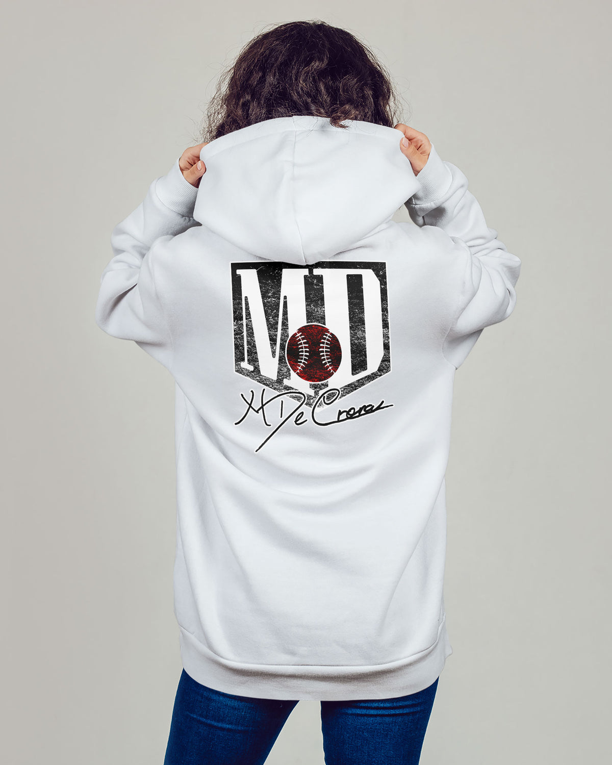 Matthew DeCrona Sponge Fleece Zip Up Hoodie 003