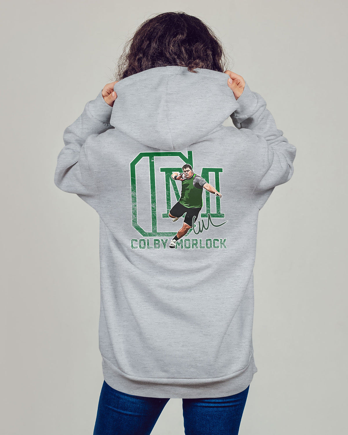 Colby Morlock Sponge Fleece Zip Up Hoodie 002