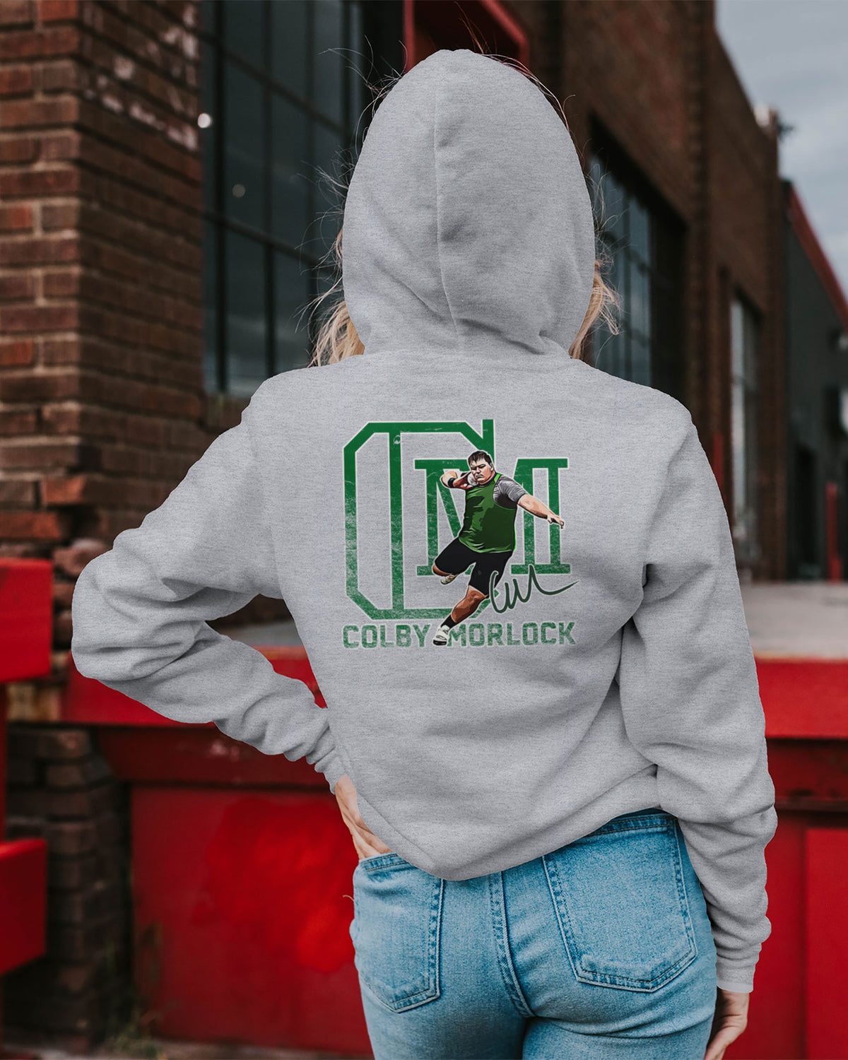 Colby Morlock Sponge Fleece Zip Up Hoodie 002