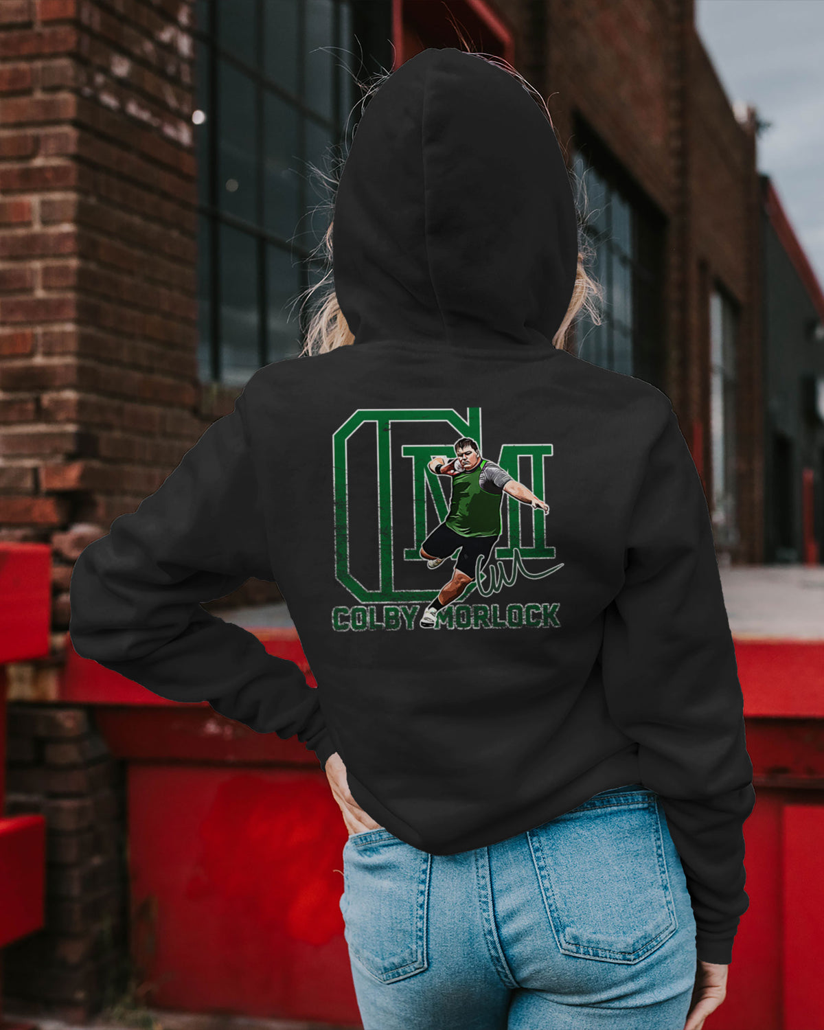 Colby Morlock Sponge Fleece Zip Up Hoodie 002