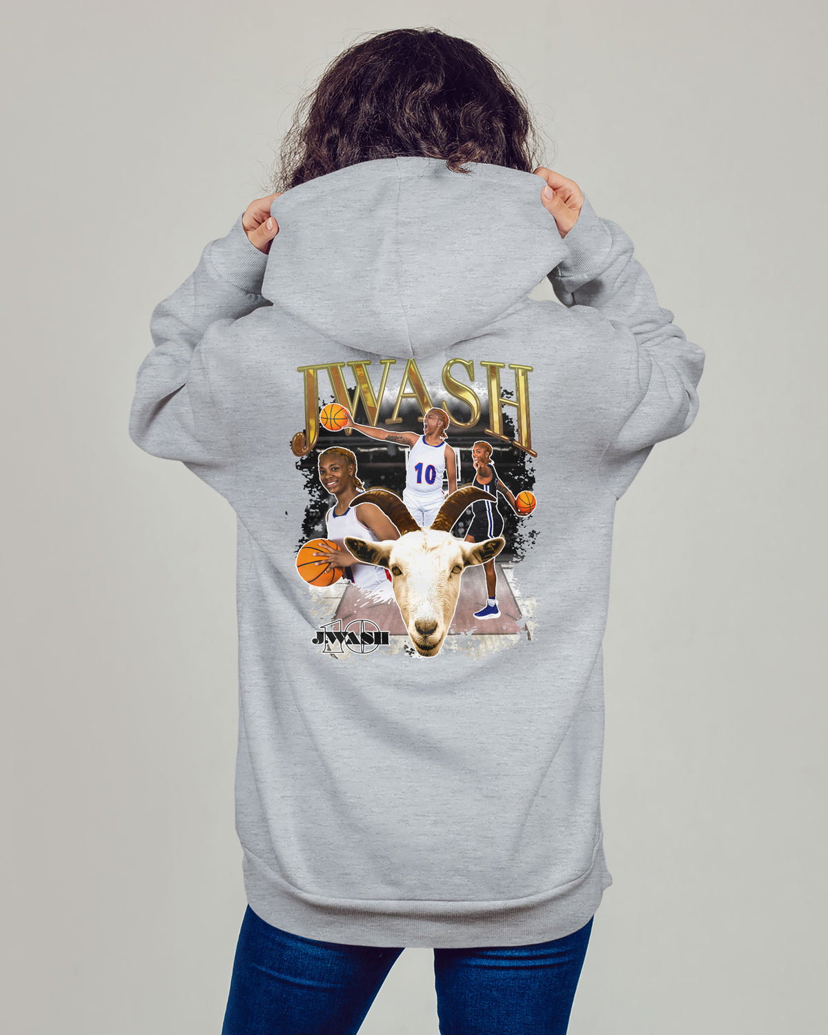 Jireh Washington Sponge Fleece Zip Up Hoodie 002