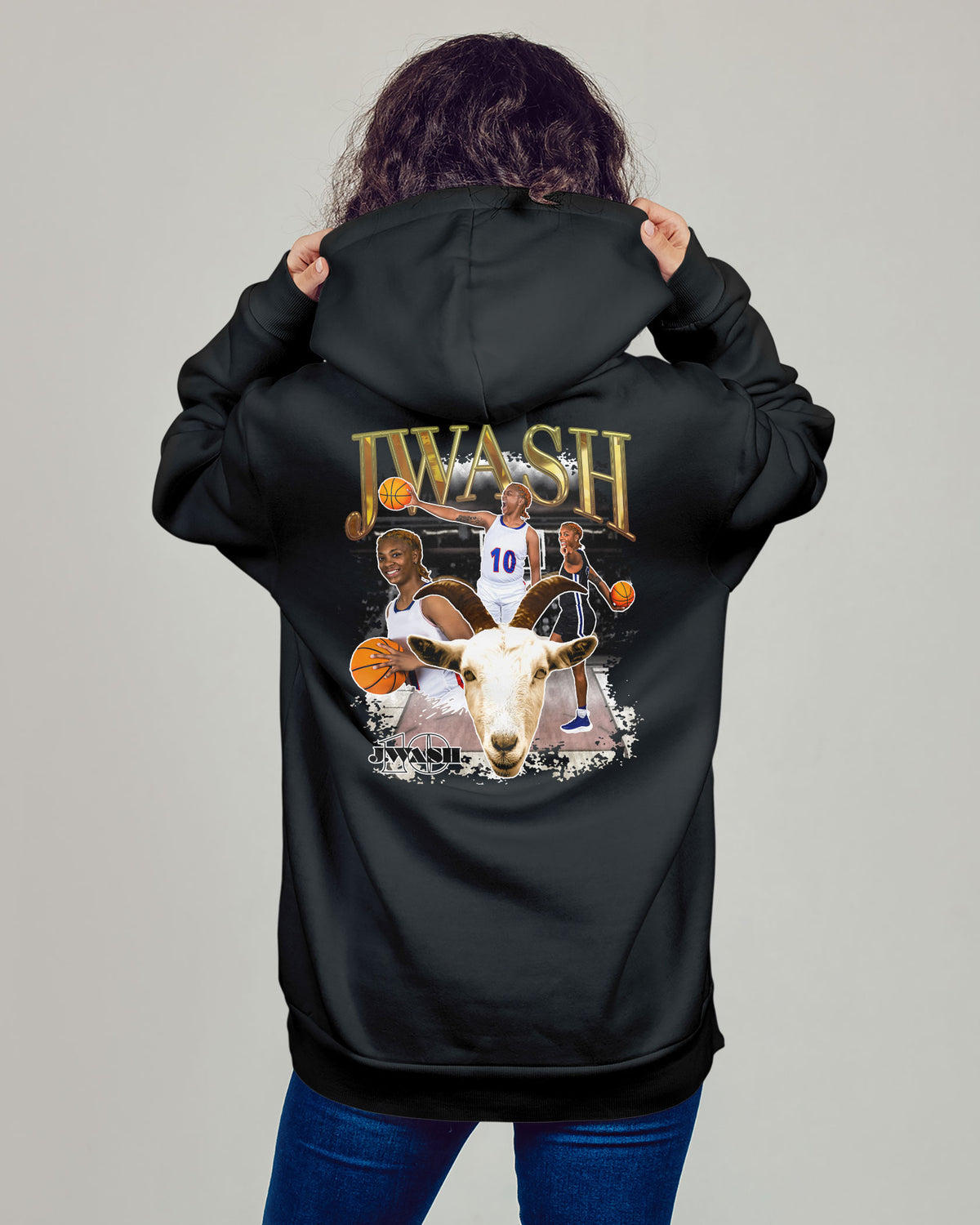 Jireh Washington Sponge Fleece Zip Up Hoodie 002