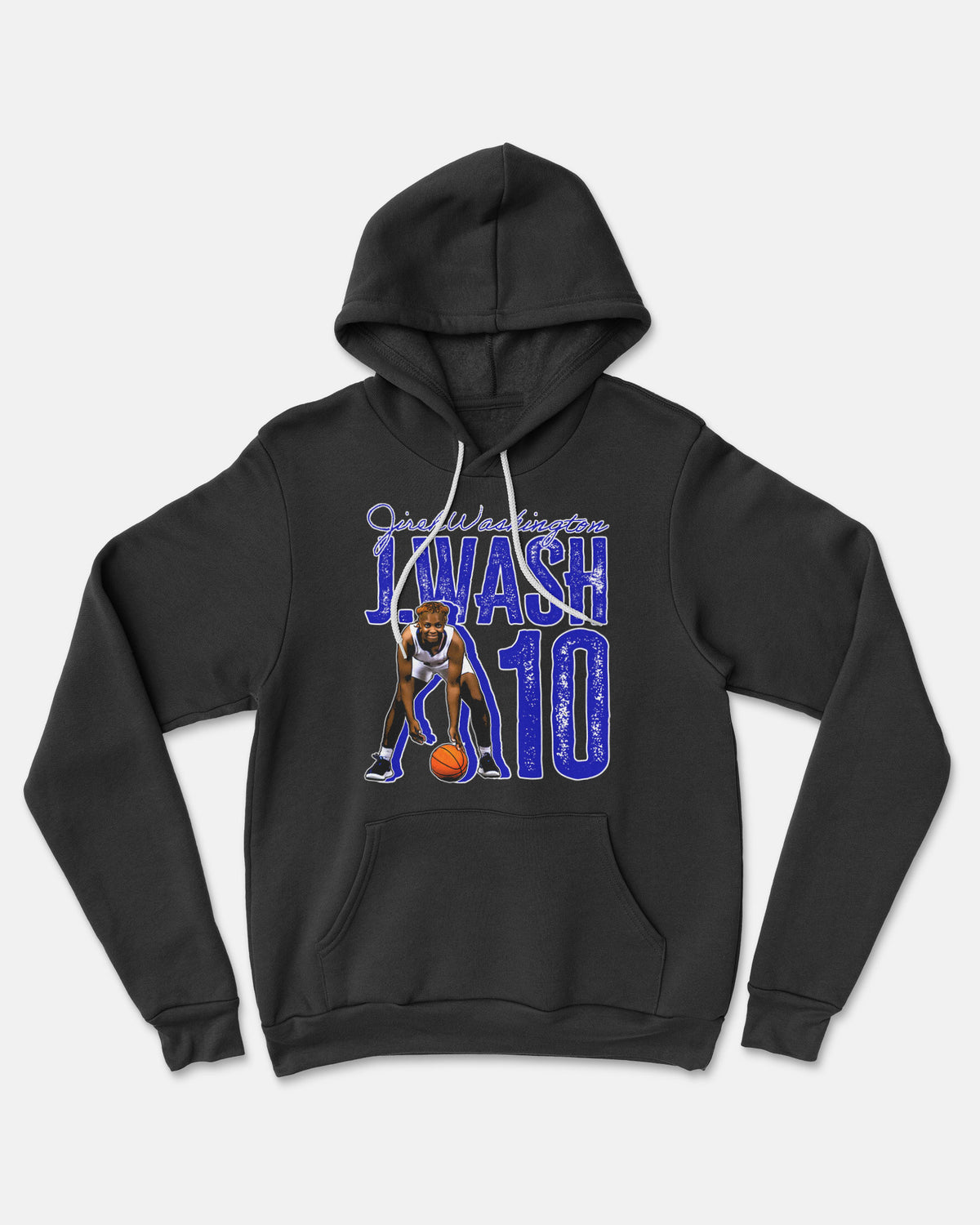 Jireh Washington Sponge Fleece Pullover Hoodie 003