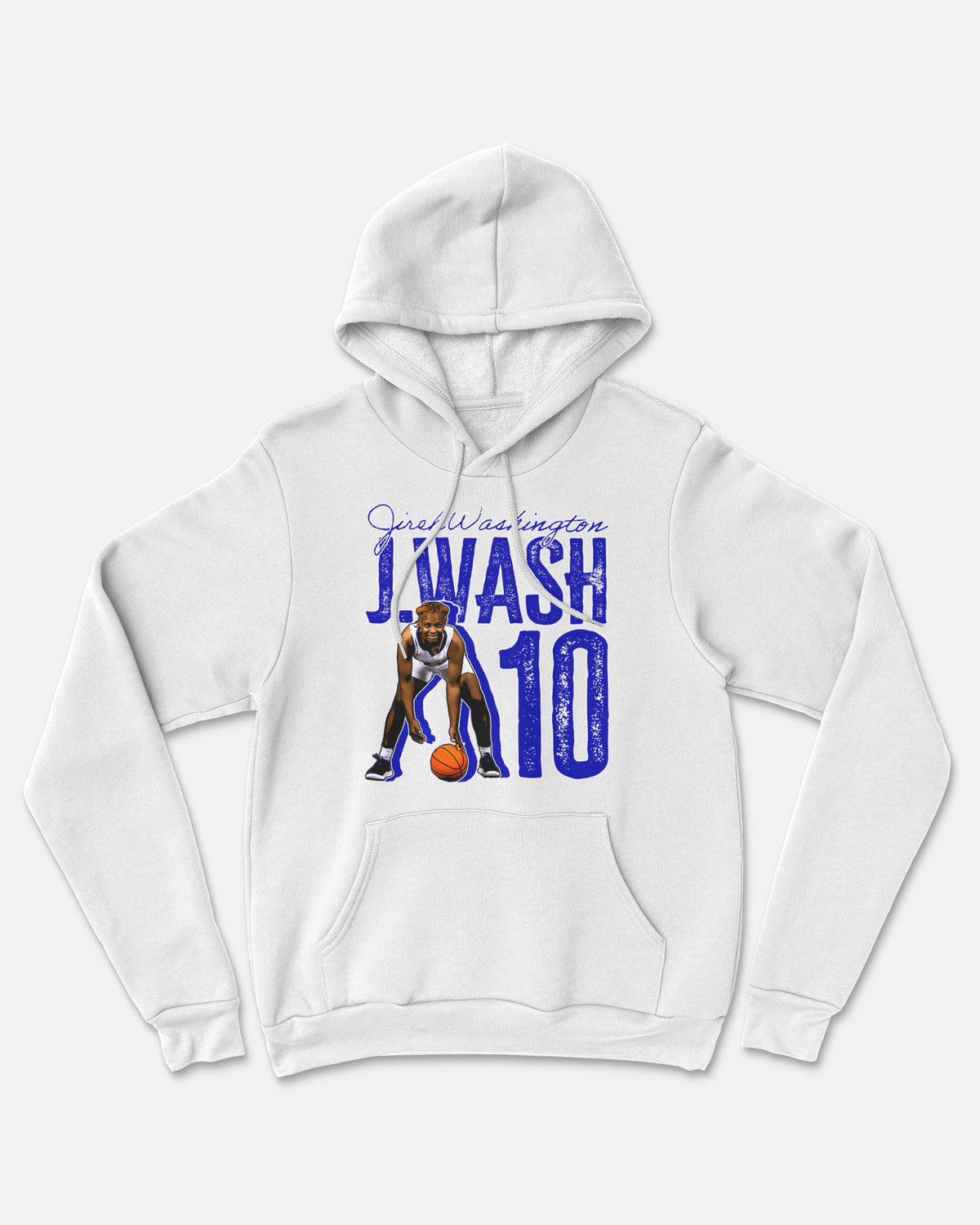 Jireh Washington Sponge Fleece Pullover Hoodie 003