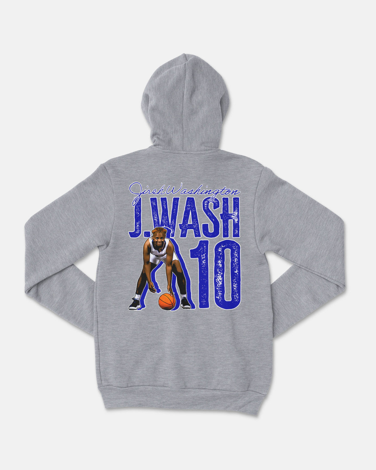 Jireh Washington Sponge Fleece Zip Up Hoodie 003